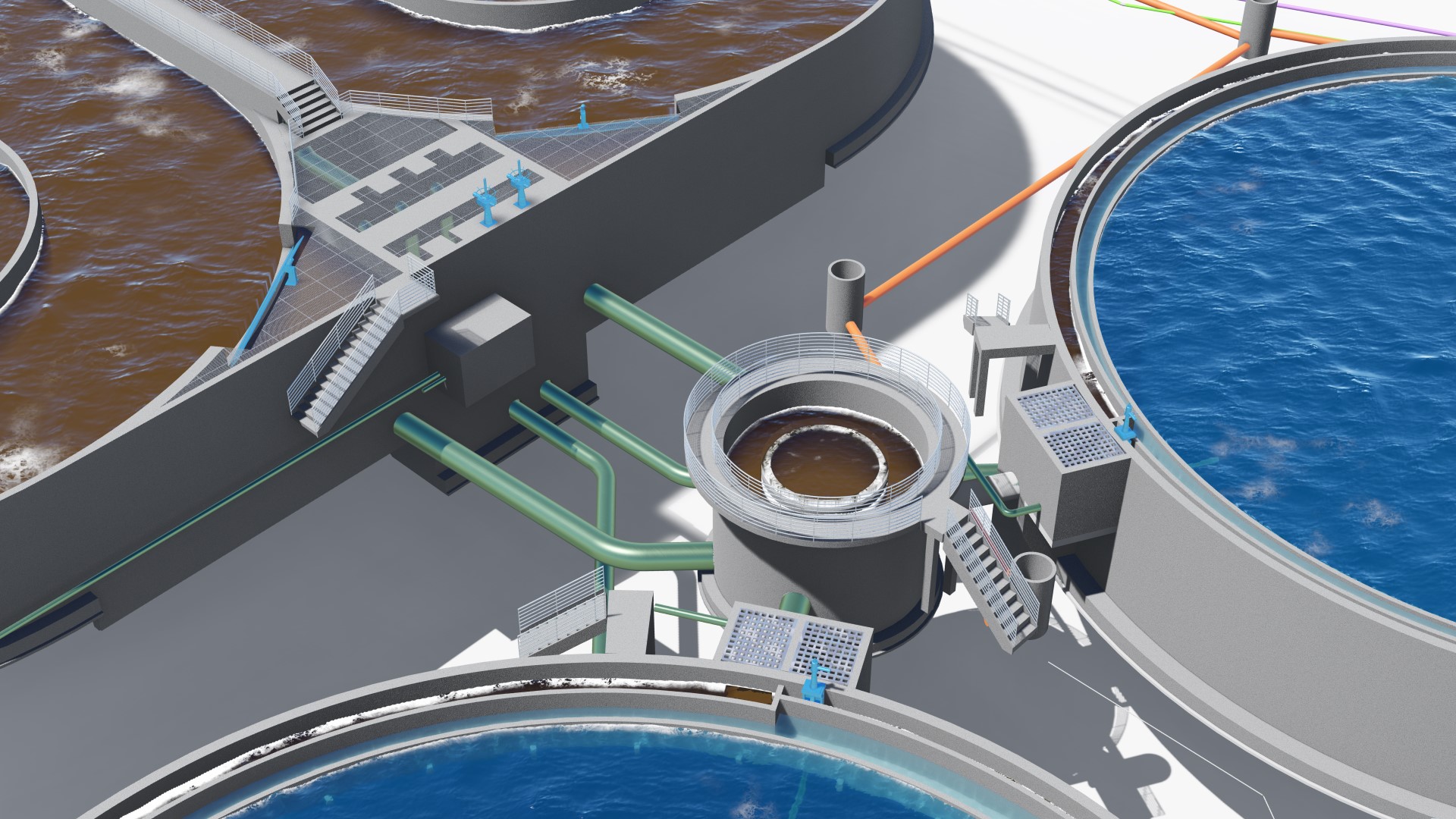 03惠州市第六污水处理厂二期工程,全专业模型